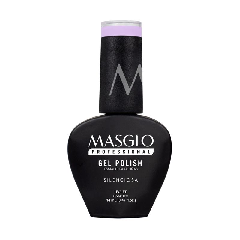 MASGLO - Esmalte Semi-Permanente Gel Polish Silenciosa 14ml. Masglo