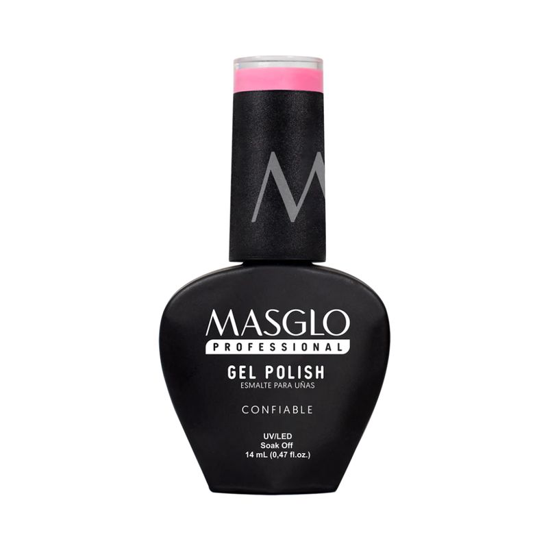 MASGLO - Esmalte Semi-Permanente Gel Polish Confiable 14ml. Masglo