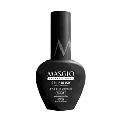 MASGLO - Esmalte Semi-Permanente Gel Polish Base Rubber Clear 14ml.