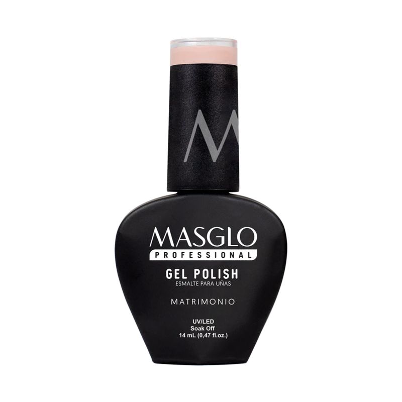 MASGLO - Esmalte Semi-Permanente Gel Polish Matrimonio 14ml. Masglo