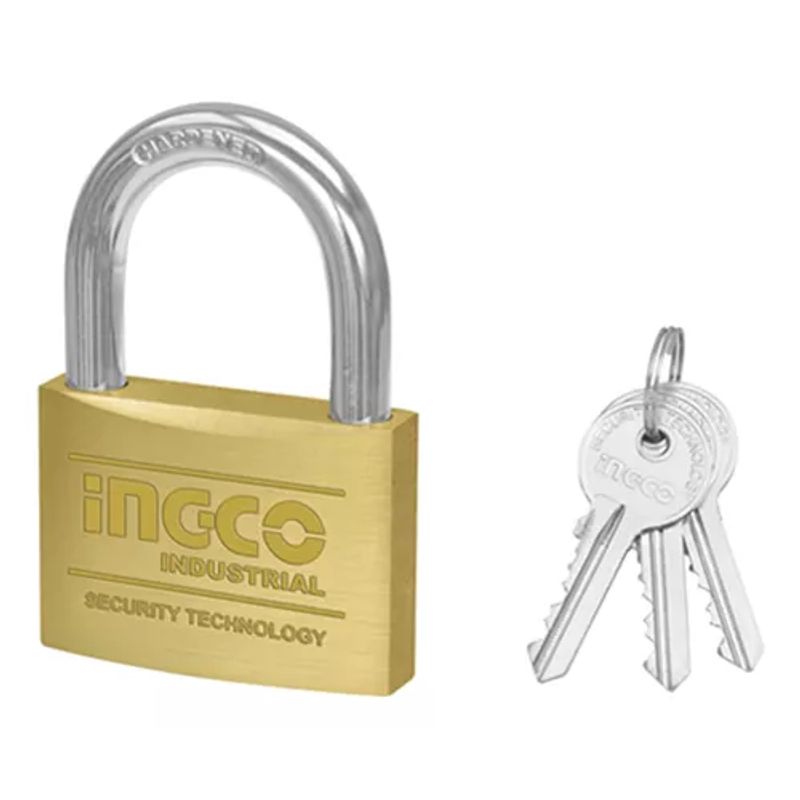 INGCO - Candado Seguridad De Bronce 60mm Ingco Dbpl0602
