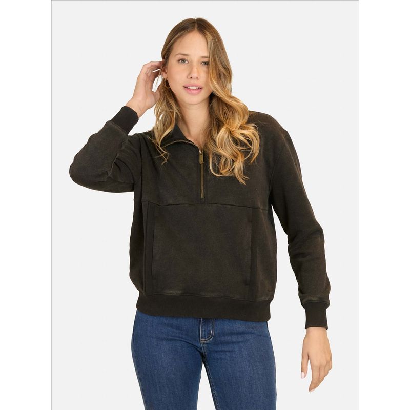 MAUI AND SONS - Poleron CR Siren Negro Mujer Maui And Sons - Negro