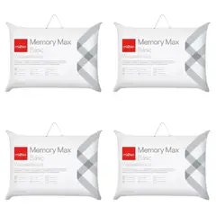 ROSEN - Pack 4 Almohadas Viscoelasticas Memory Max Basic 42x62 cm