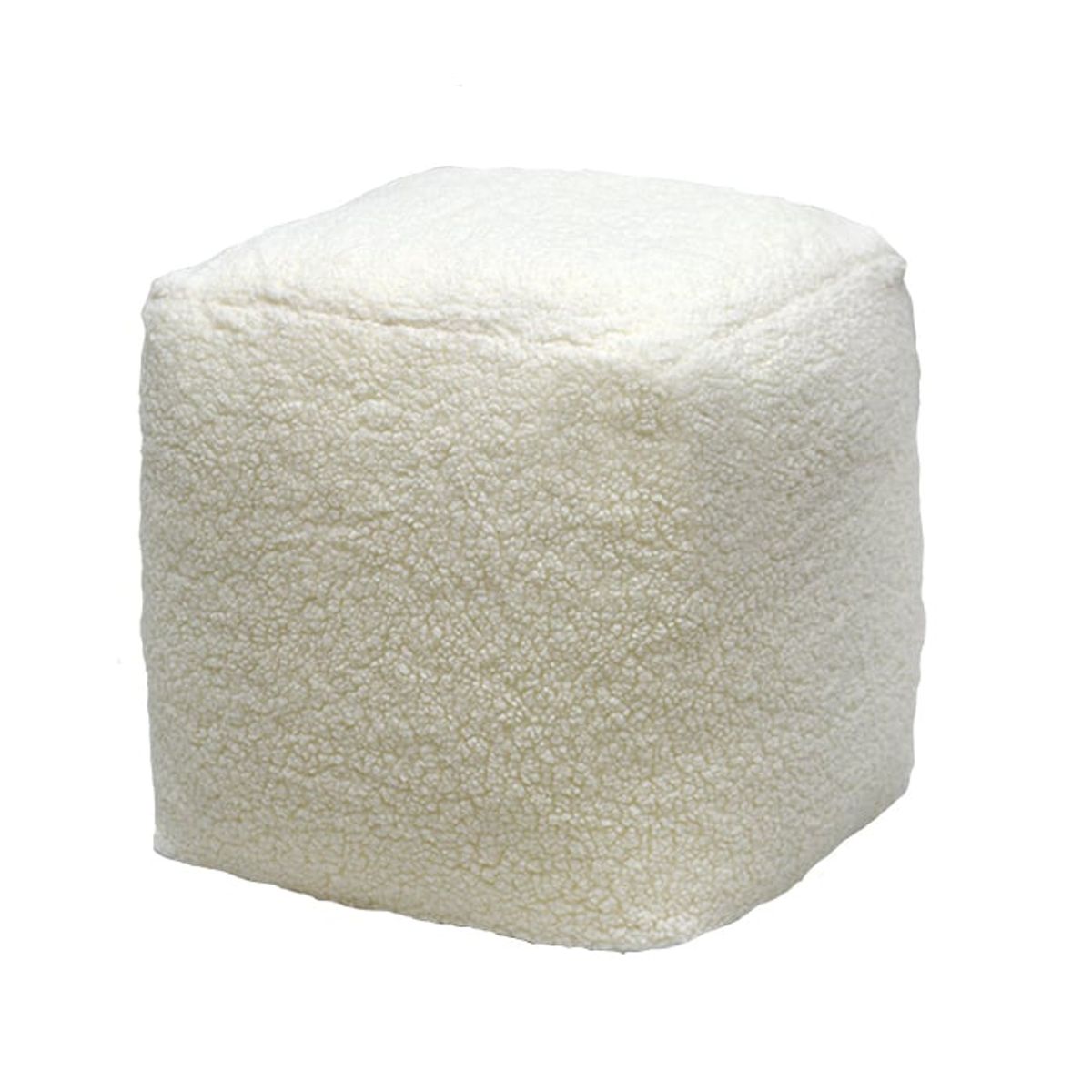 GENERICO - Pouff Cuadrado Blanco 2024