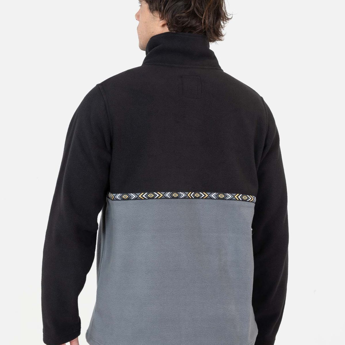 MAUI AND SONS - Poleron Micropolar Maxi Negro Hombre Maui And Sons - Negro