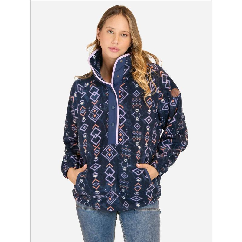 MAUI AND SONS - Poleron Micropolar Coral Multicolor Mujer Maui And Sons - Multicolor