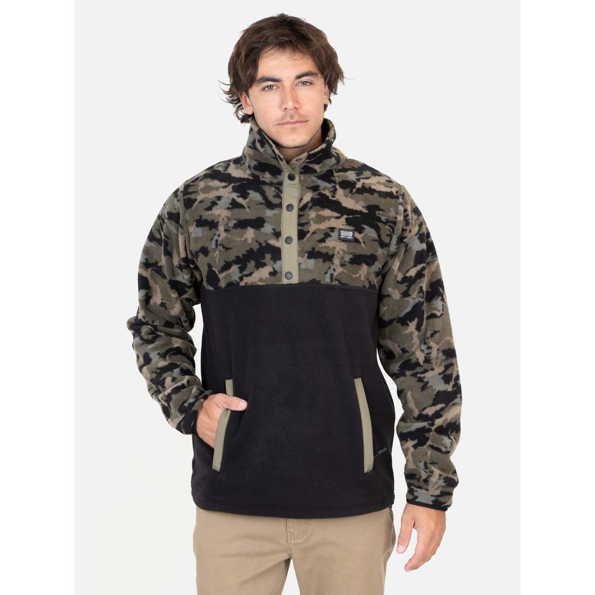 MAUI AND SONS - Poleron Micropolar Oregon Multicolor Hombre Maui And Sons - Multicolor