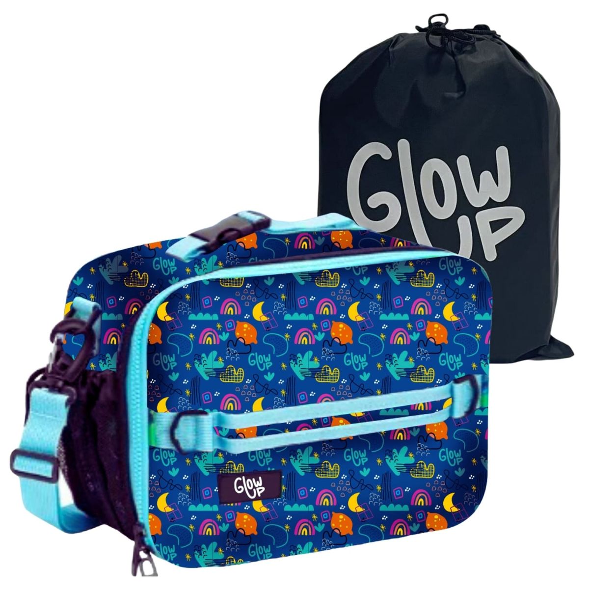 GLOWUP - Lonchera térmica niño niña bolso lunch + morral Glowup