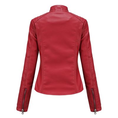 Imagen 2 del producto Chaqueta De Cuero Biker Slim Mujer