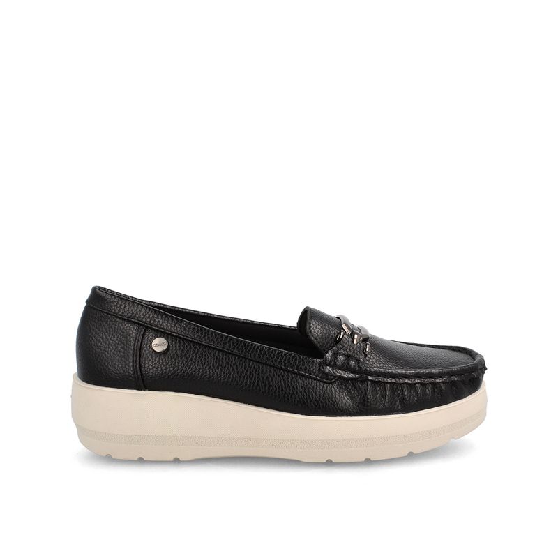BATA - Mocasin Mujer Bata Comfit Mara Negro.