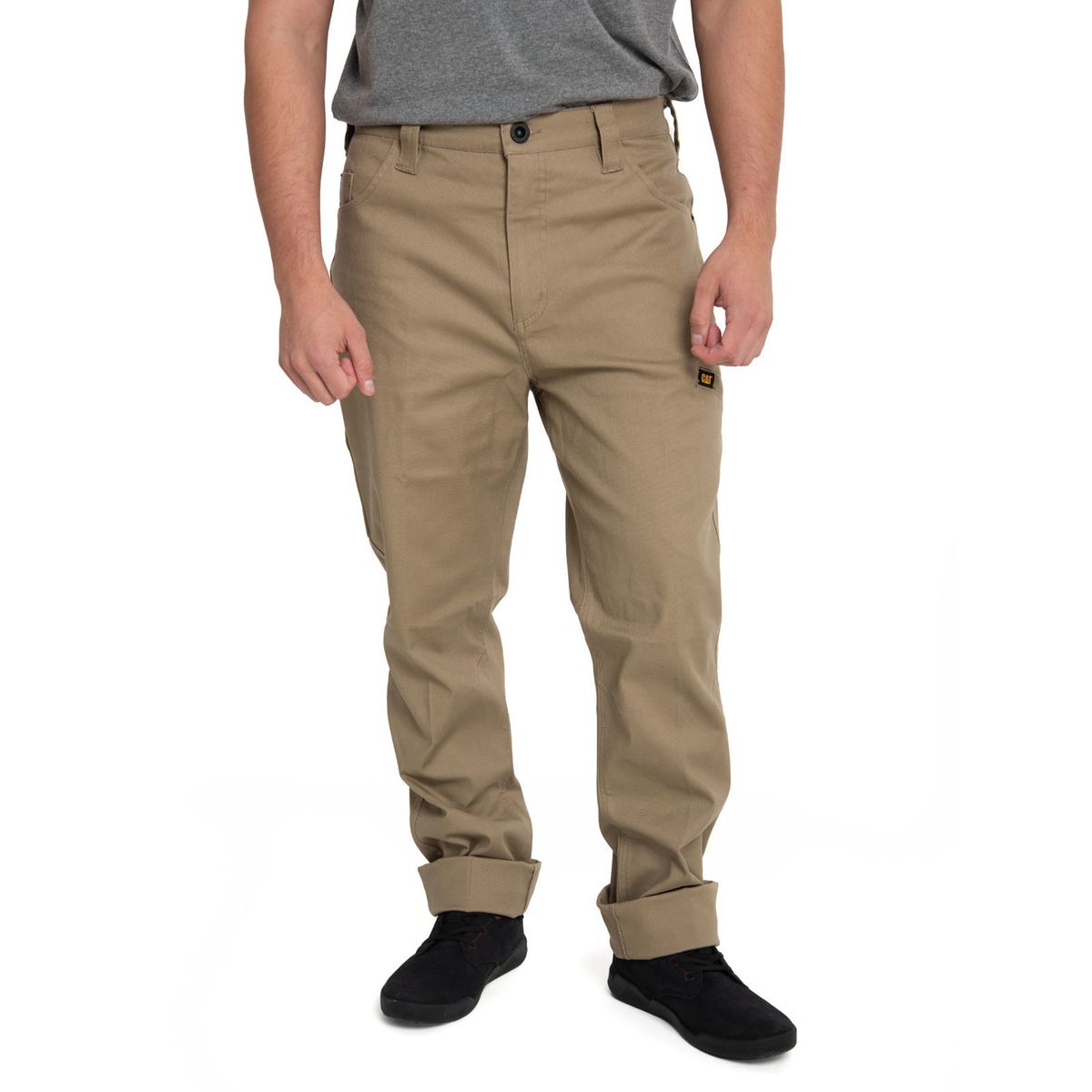 CAT - Pantalón Hombre Stretch Canvas Utility Café CAT