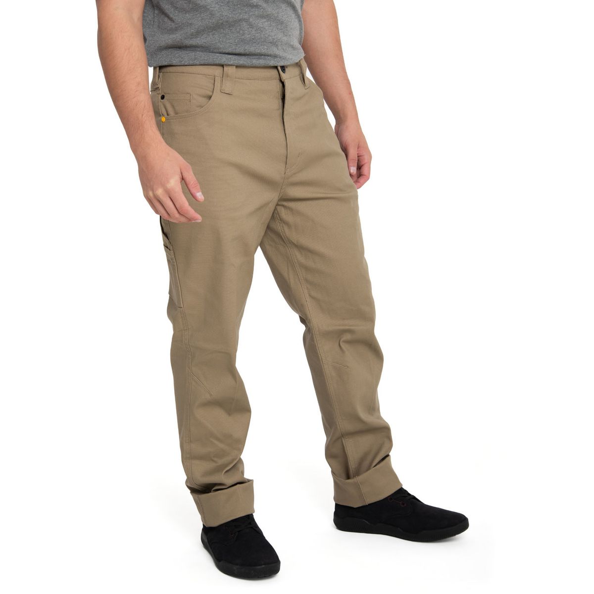CAT - Pantalón Hombre Stretch Canvas Utility Café CAT