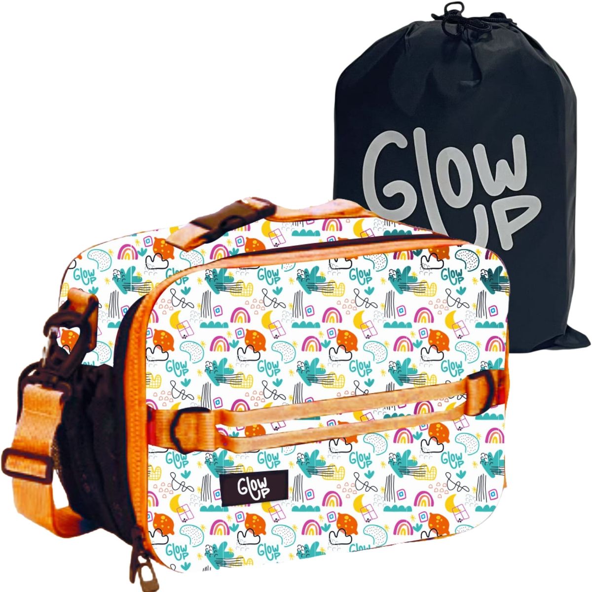 GLOWUP - Lonchera térmica niño niña bolso almuerzo + morral Glowup