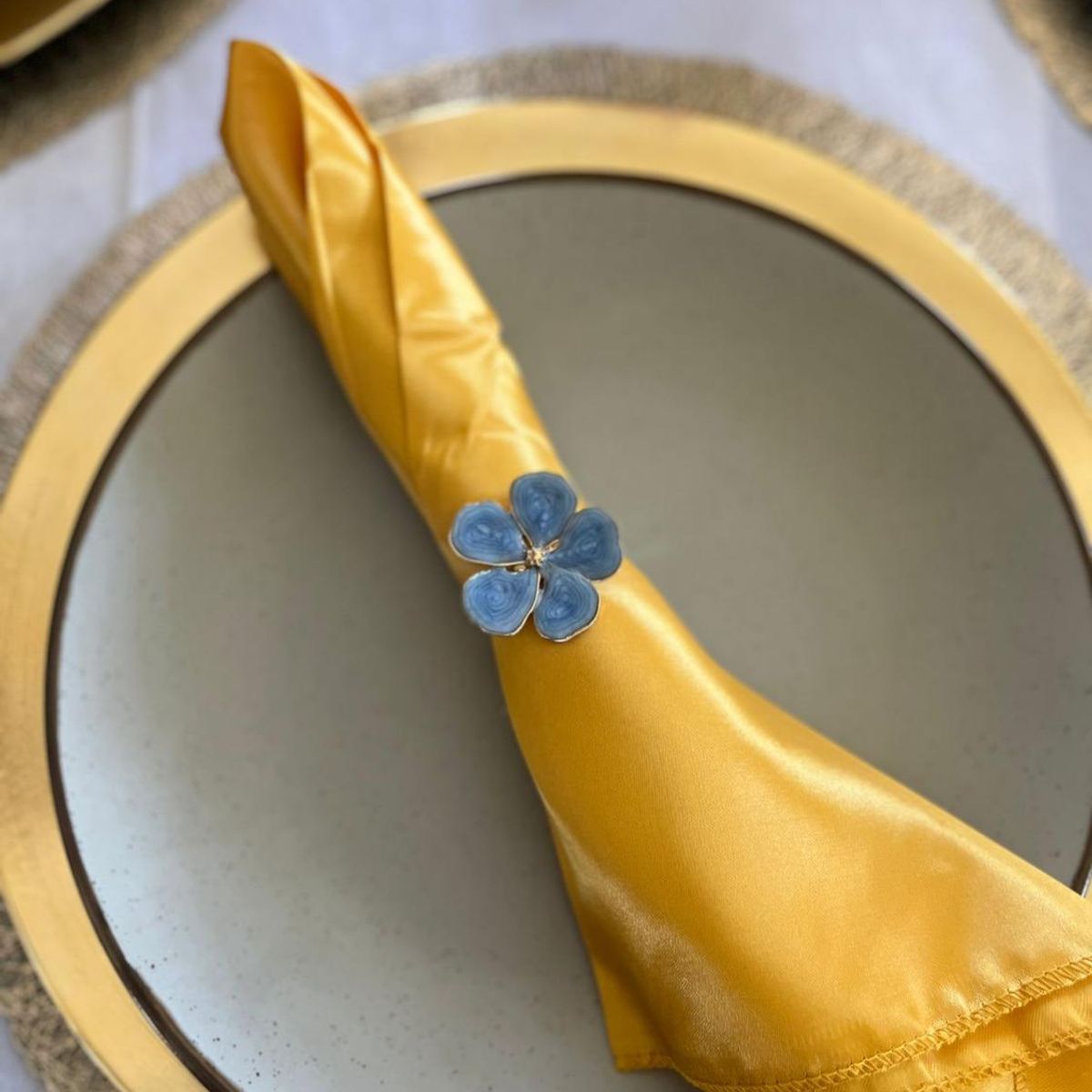 GENERICO - 6 Porta Servilleta Flor Tornasol