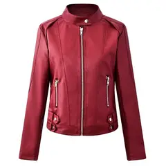 GIOIO - Chaqueta Cuero Parka Impermeable Coleccion Primavera Verano