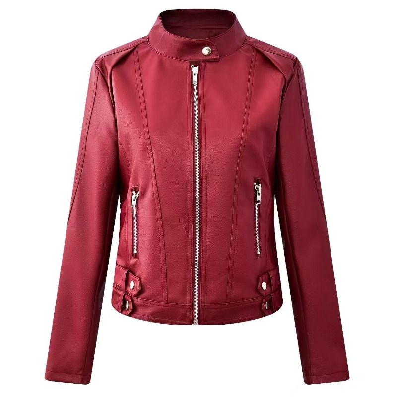 GIOIO - Chaqueta Cuero Parka Impermeable Coleccion Primavera Verano