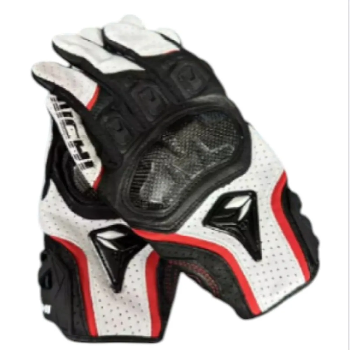 GENERICO - Gauntes Para Moto Cuero y Tela