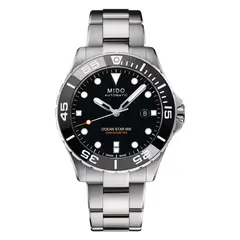 MIDO - Reloj Ocean Star 600 Chronometer Acero Negro