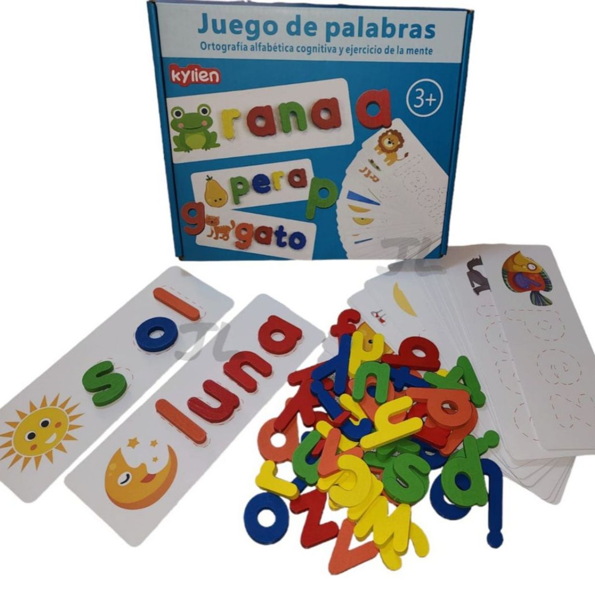 GENERICO - Leer Y Escribir Juego De Palabras De Deletreo Montessori