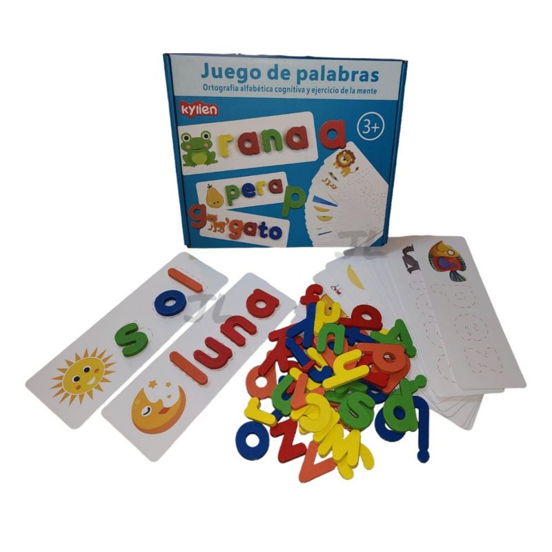 GENERICO - Leer Y Escribir Juego De Palabras De Deletreo Montessori