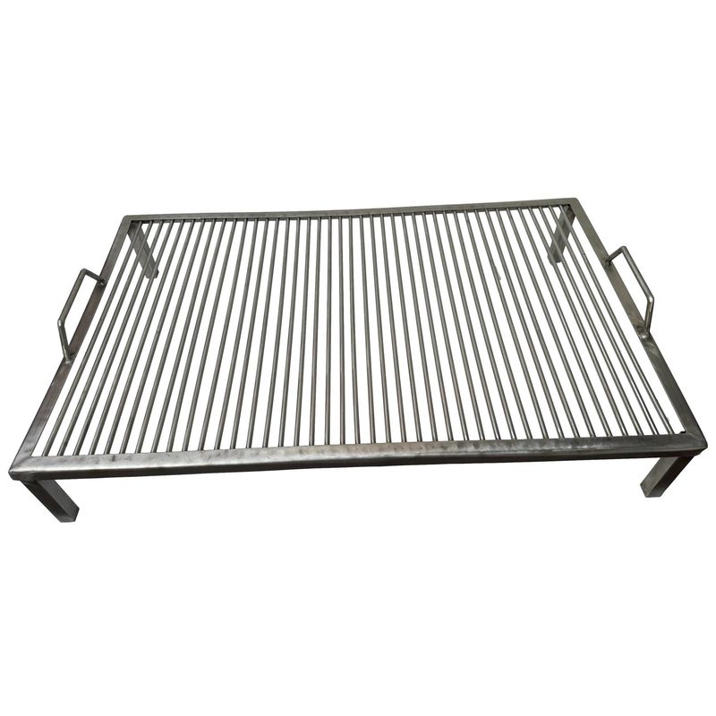 KAS - Parrilla Acero Inoxidable para Quincho 80x50 cm