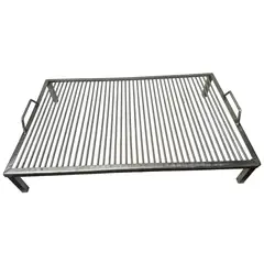 KAS - Parrilla Acero Inoxidable para Quincho 80x50 cm