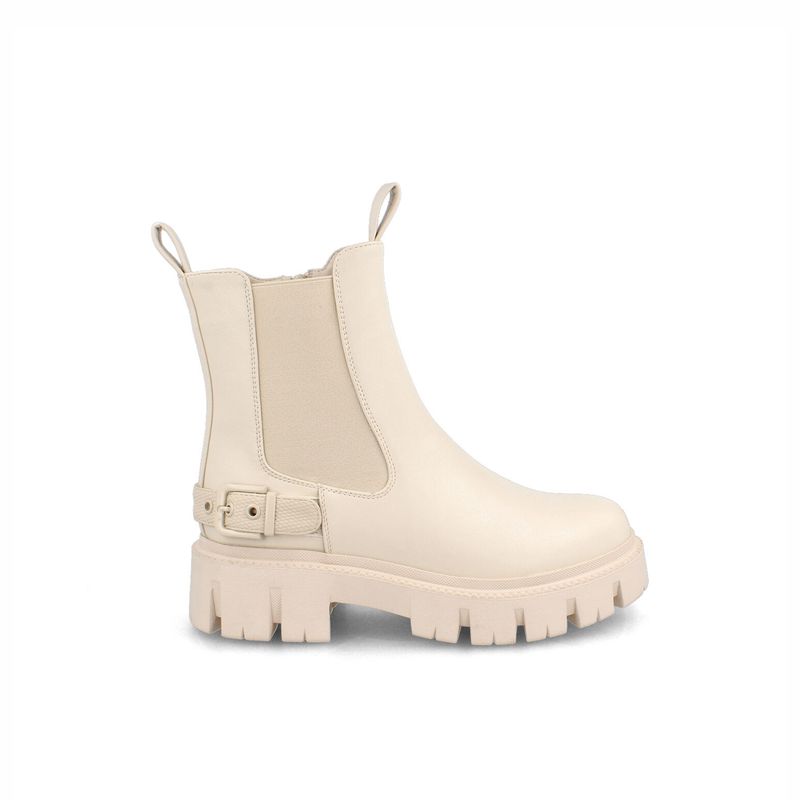 BATA - Botín Mujer Bata Bara Blanco
