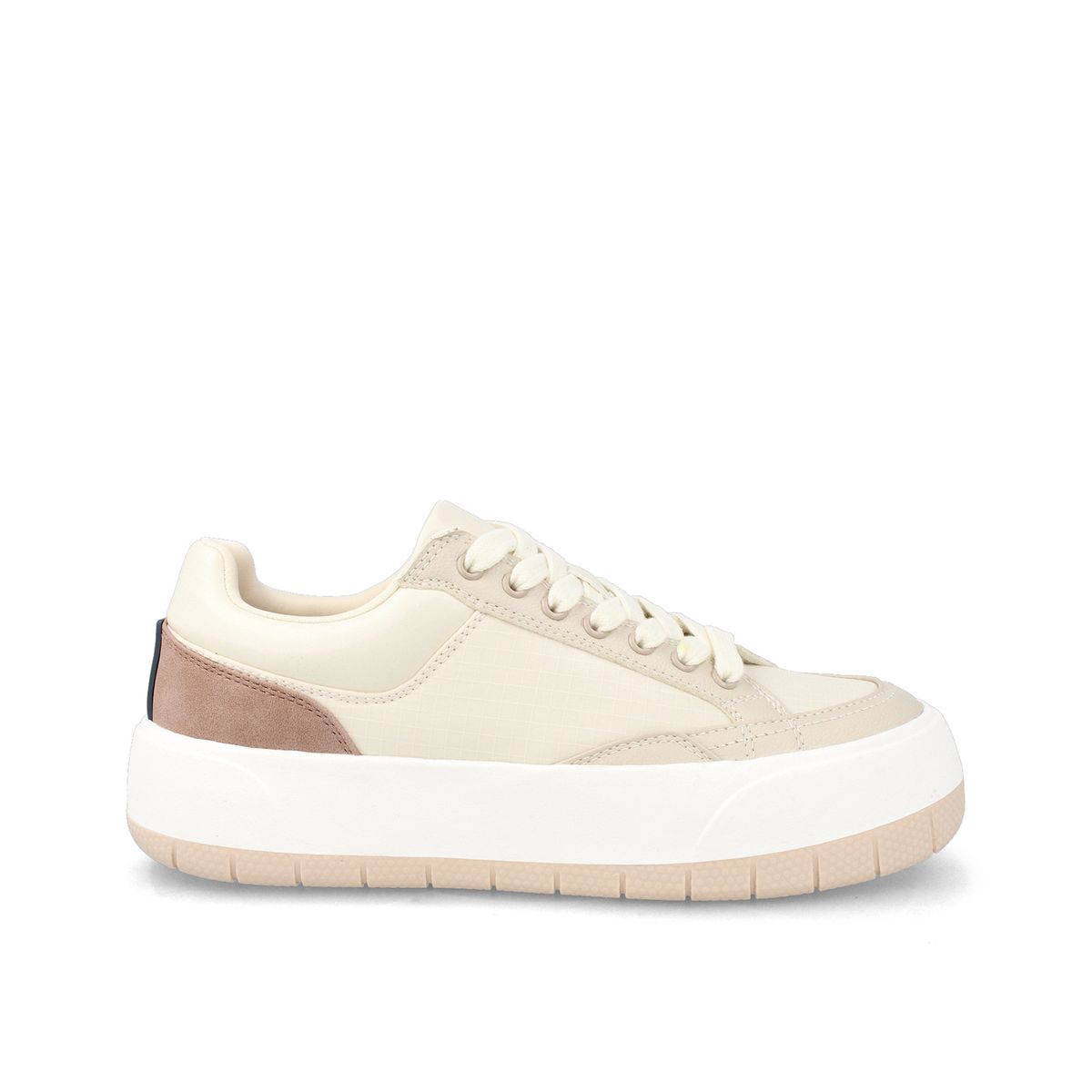 BATA - Zapatilla Mujer Bata Colmen Blanco - Café