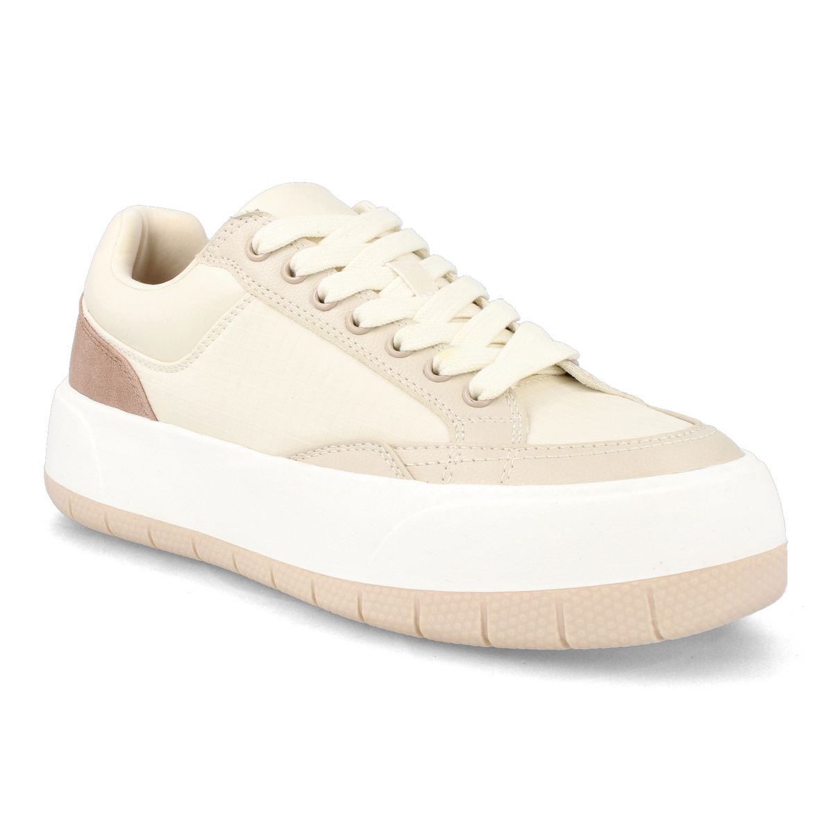 BATA - Zapatilla Mujer Bata Colmen Blanco - Café