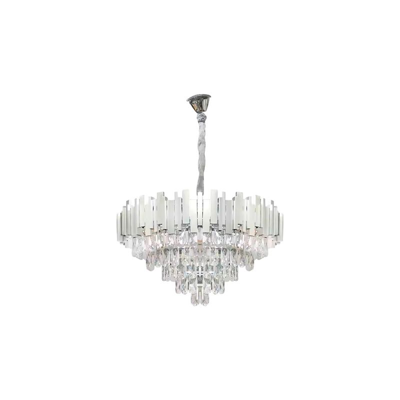 GENERICO - Lámpara colgante Pequeña de decoración clásico contemporáneo Plateado