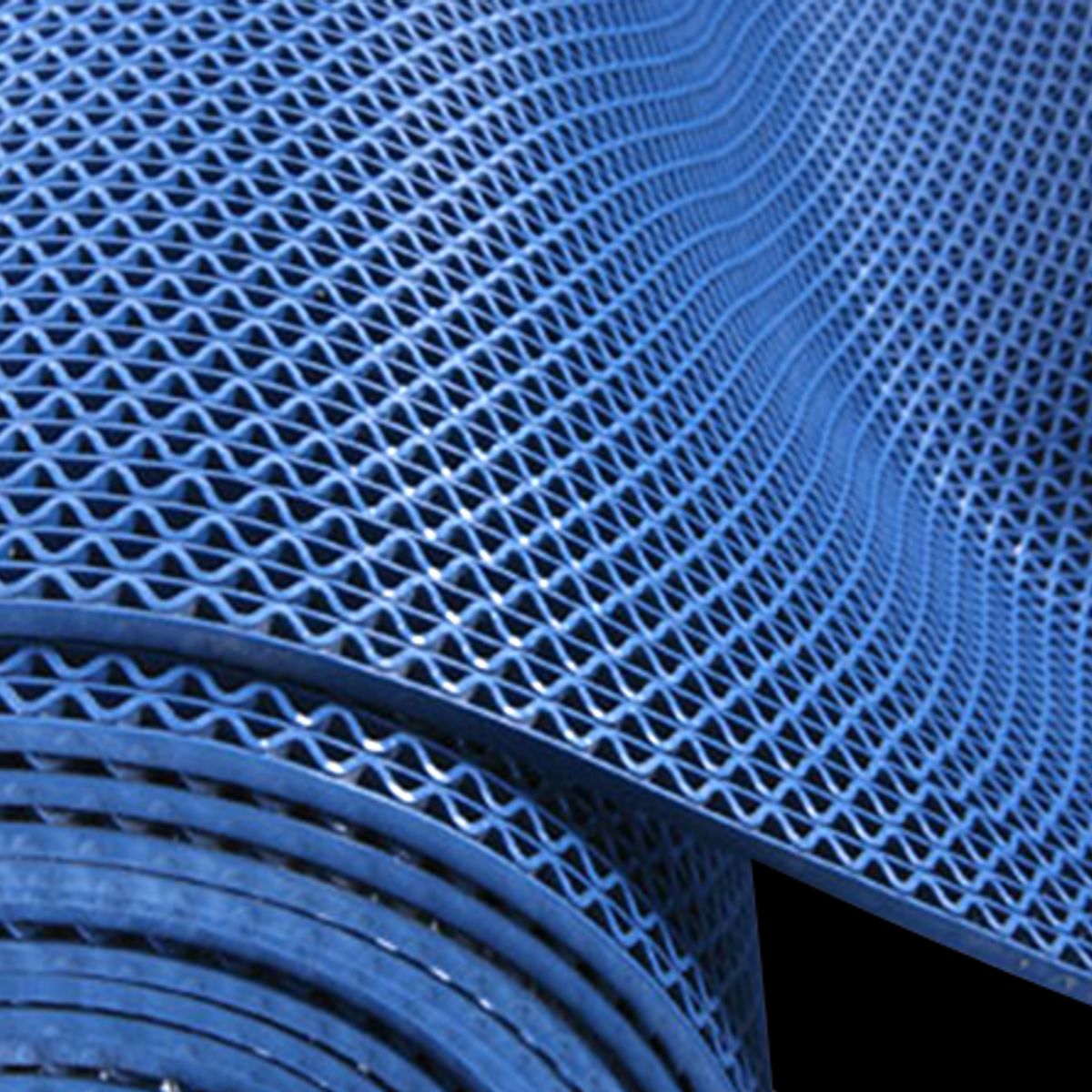 QRUBBER - Piso Rollo Wet Gran S 5mm 1.20 x 15mts Azul Qrubber