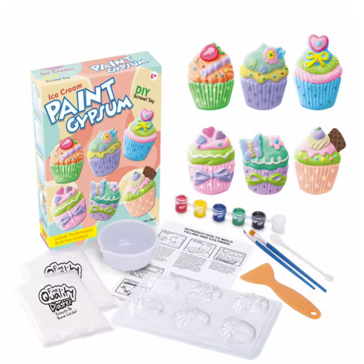 PANGUI TOYS - Moldea y pinta cupcakes