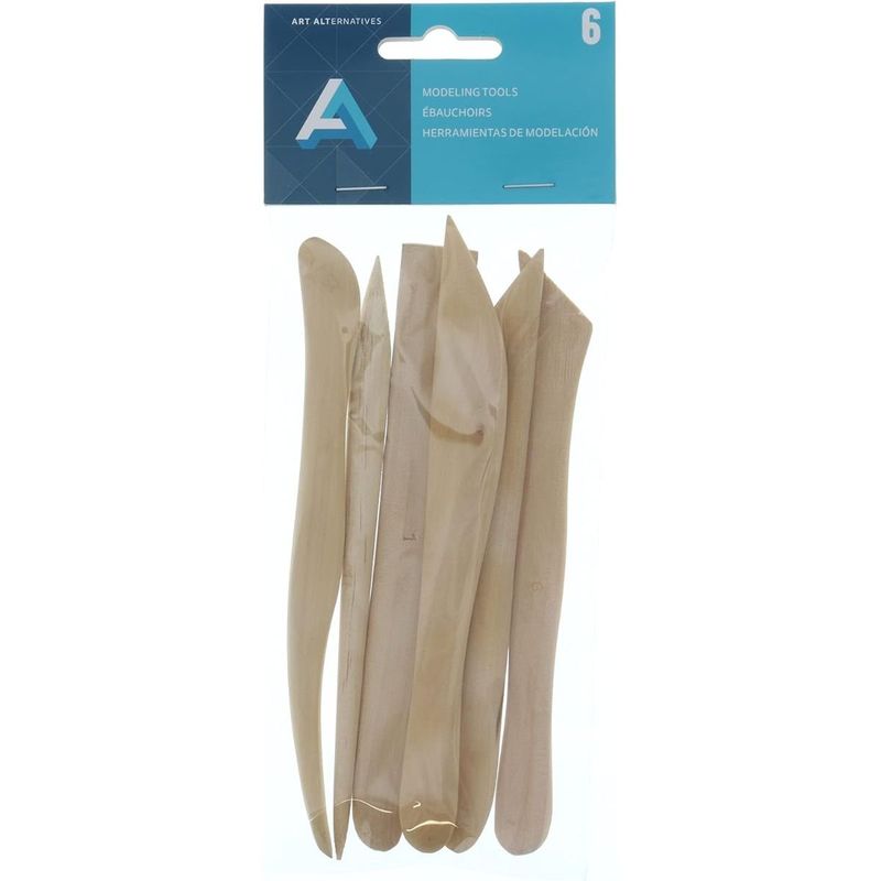 GENERICO - Herramientas de Madera para Modelar Art Alternatives Set 6