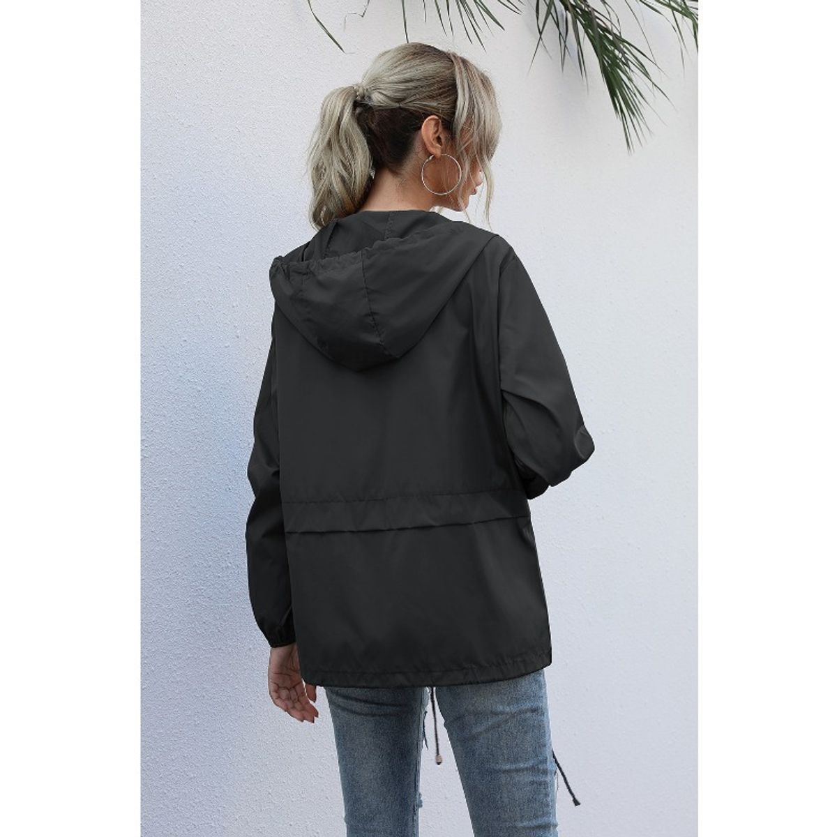 GIOIO - Sudadera Mujer Cómoda Casual Capucha Impermeable