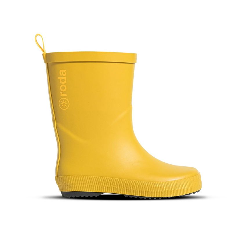 RODA - Botas de agua para niños y niñas Roda Amarillo