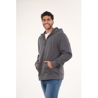 Poleron Franela procesado Full Zipper wi7799