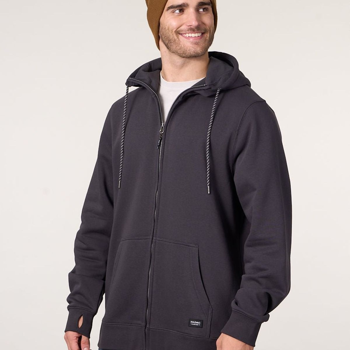 POLEMIC - Poleron Franela procesado Full Zipper wi7799 Polemic