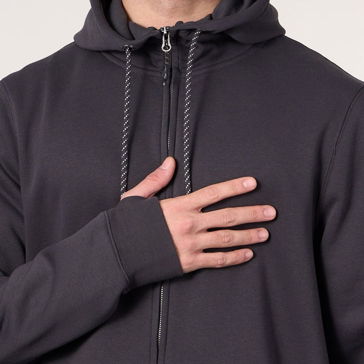 POLEMIC - Poleron Franela procesado Full Zipper wi7799 Polemic