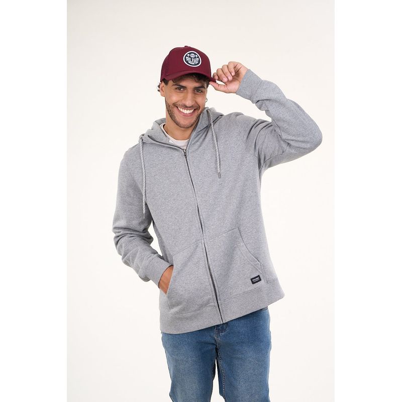 POLEMIC - Poleron Franela procesado Full Zipper wi7799 Polemic