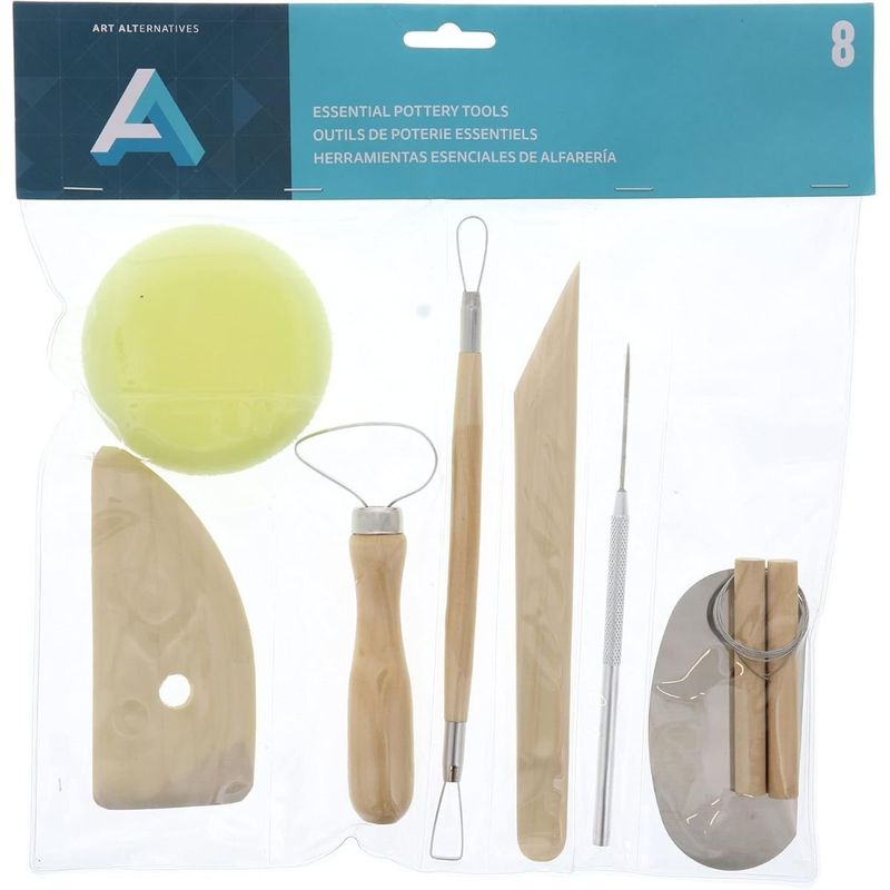 GENERICO - Set 8 Piezas Herramientas para Cerámica Art Alternatives