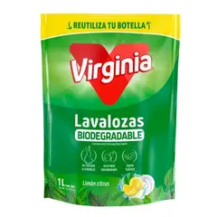 GENERICO - Lavalozas Virginia Limón Citrus Doypack 1 L