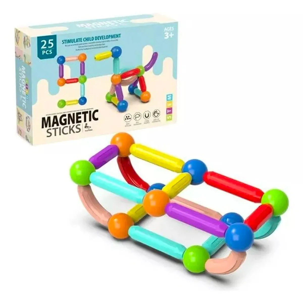 GENERICO - Bloques Magneticos Didácticos Juguete