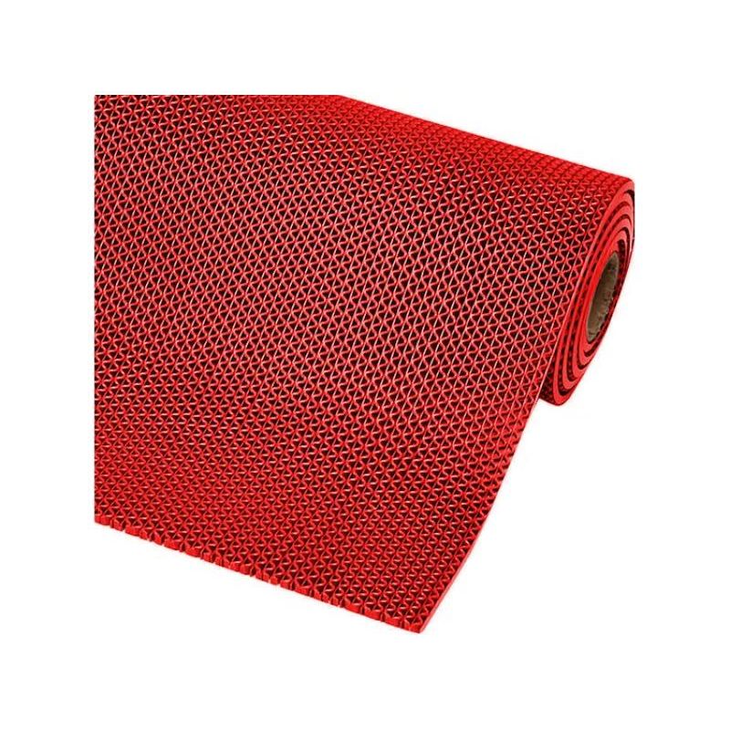QRUBBER - Piso Rollo Wet Gran S 5mm 1.20 x 15mts Rojo Qrubber