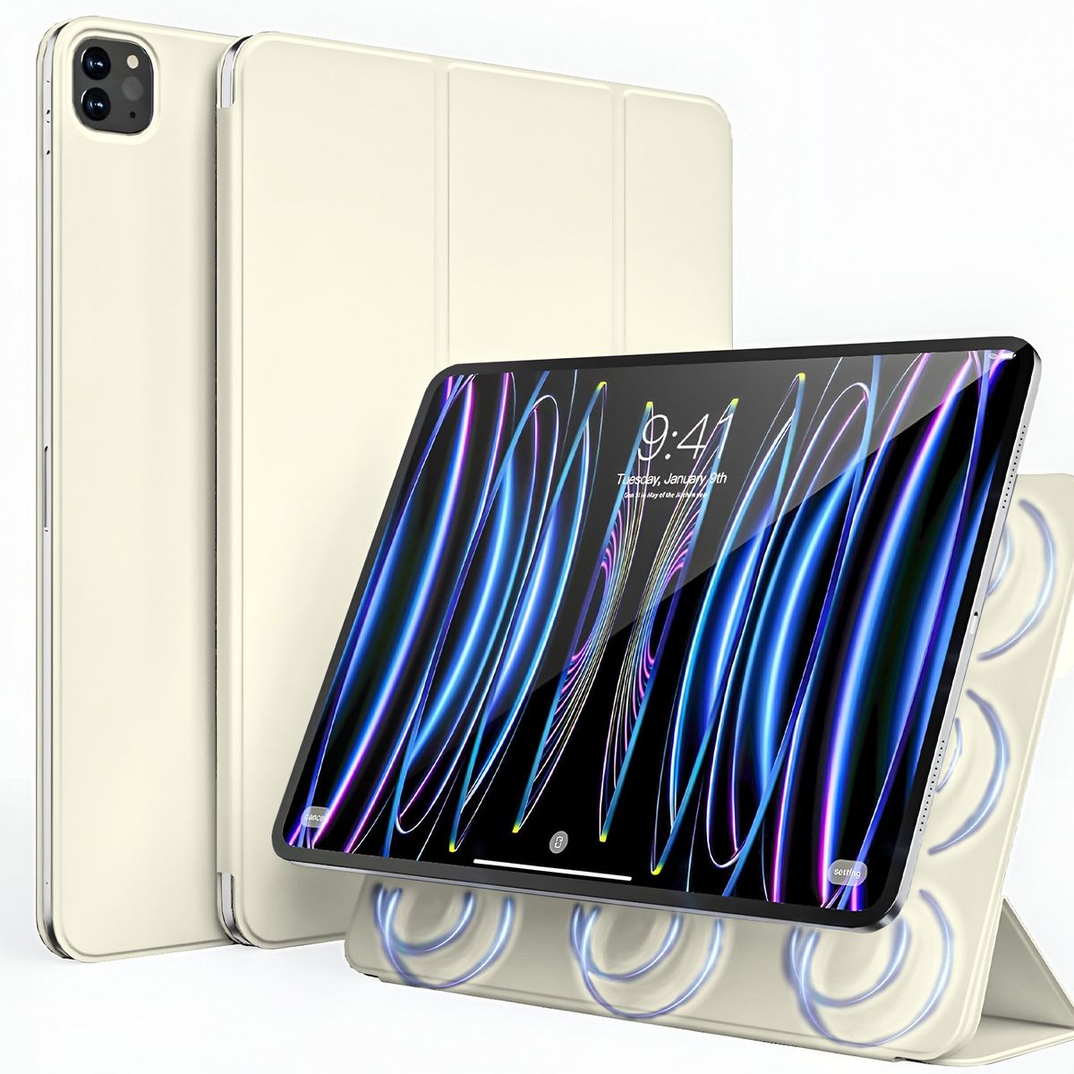 GENERICO - Funda Magnetica iPad Pro M4 2024 Carcasa iPad Pro M4 11