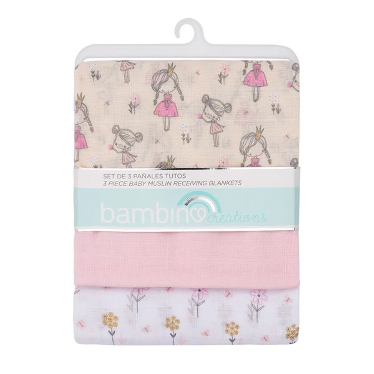 BAMBINO - Pañales Tutos Set 3 Piezas Bambino Princesa Floral