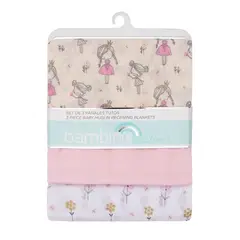 BAMBINO - Set 3 Pañales Tuto Beige Princesas