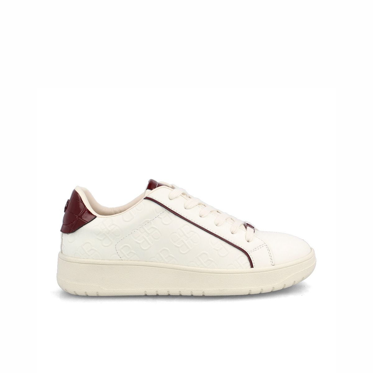 BATA - Zapatilla Mujer Bata Red Label Mia Blanco/Burdeo