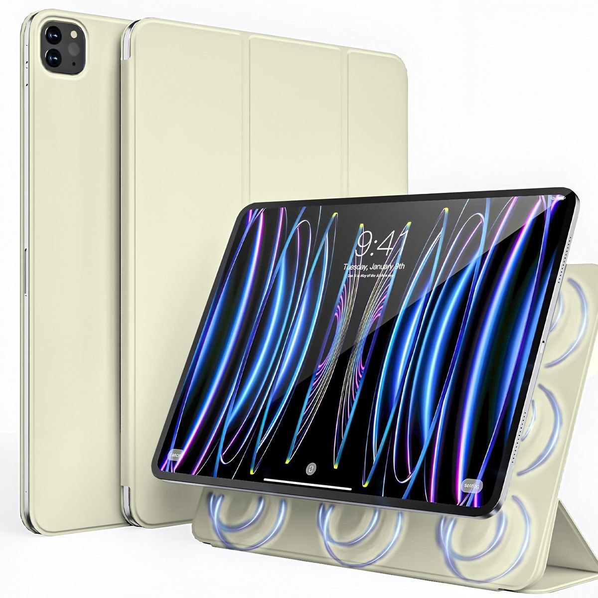 GENERICO - Funda Magnetica iPad Pro M4 2024 Carcasa iPad Pro M4 11