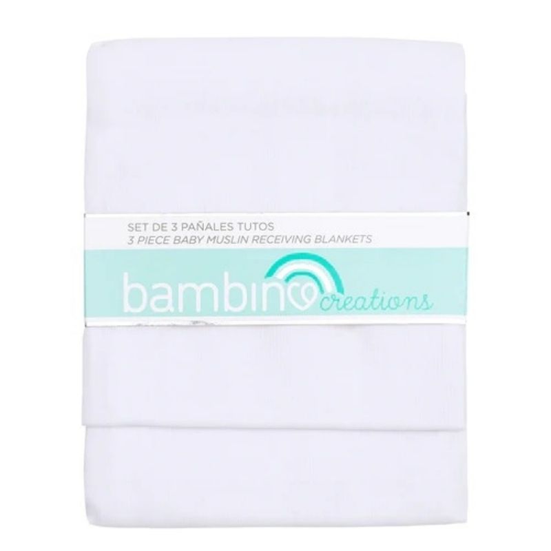 BAMBINO - Set 3 Pañales Tuto Blancos