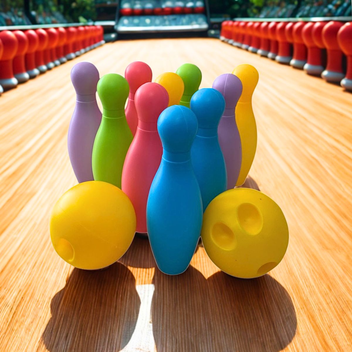 GENERICO - Bowling Mini Bolos Palitroque Genérica Para Niños